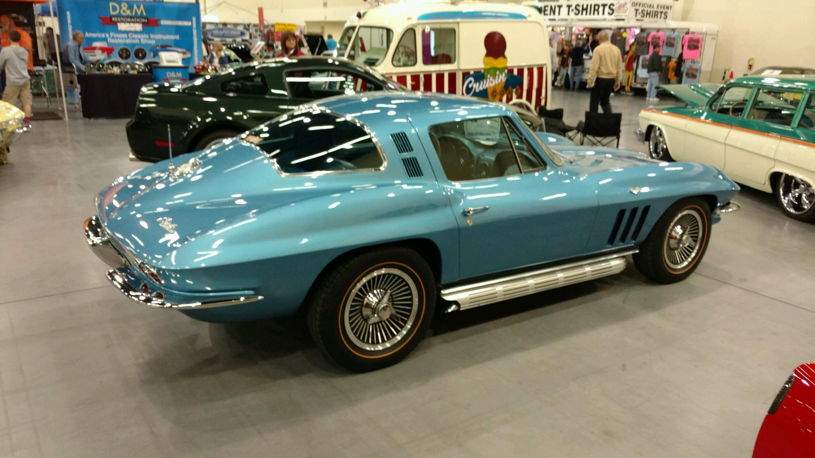 Blue Corvette
